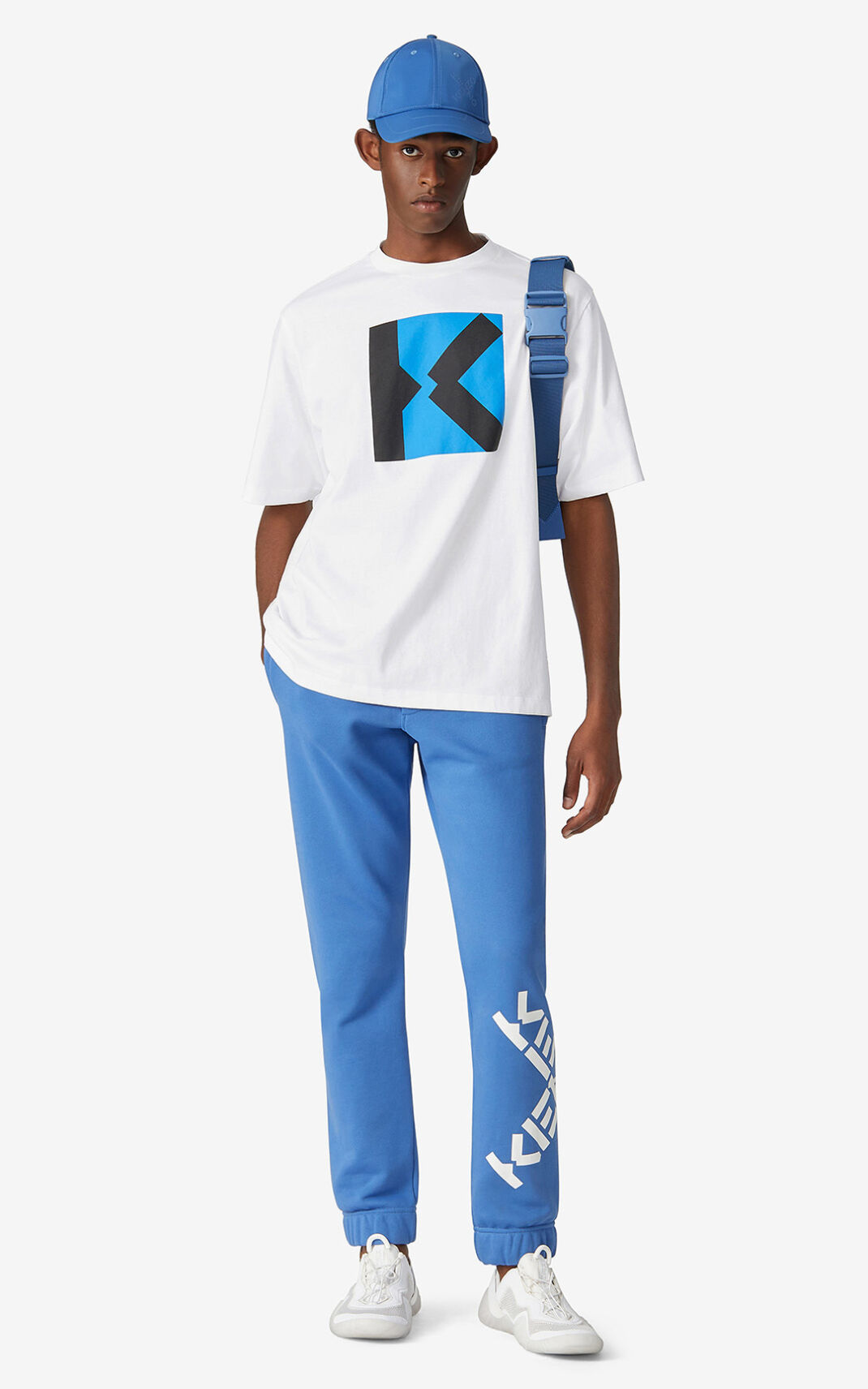 Jogging Kenzo Homme Sport Big X Bleu ARDYP-9734